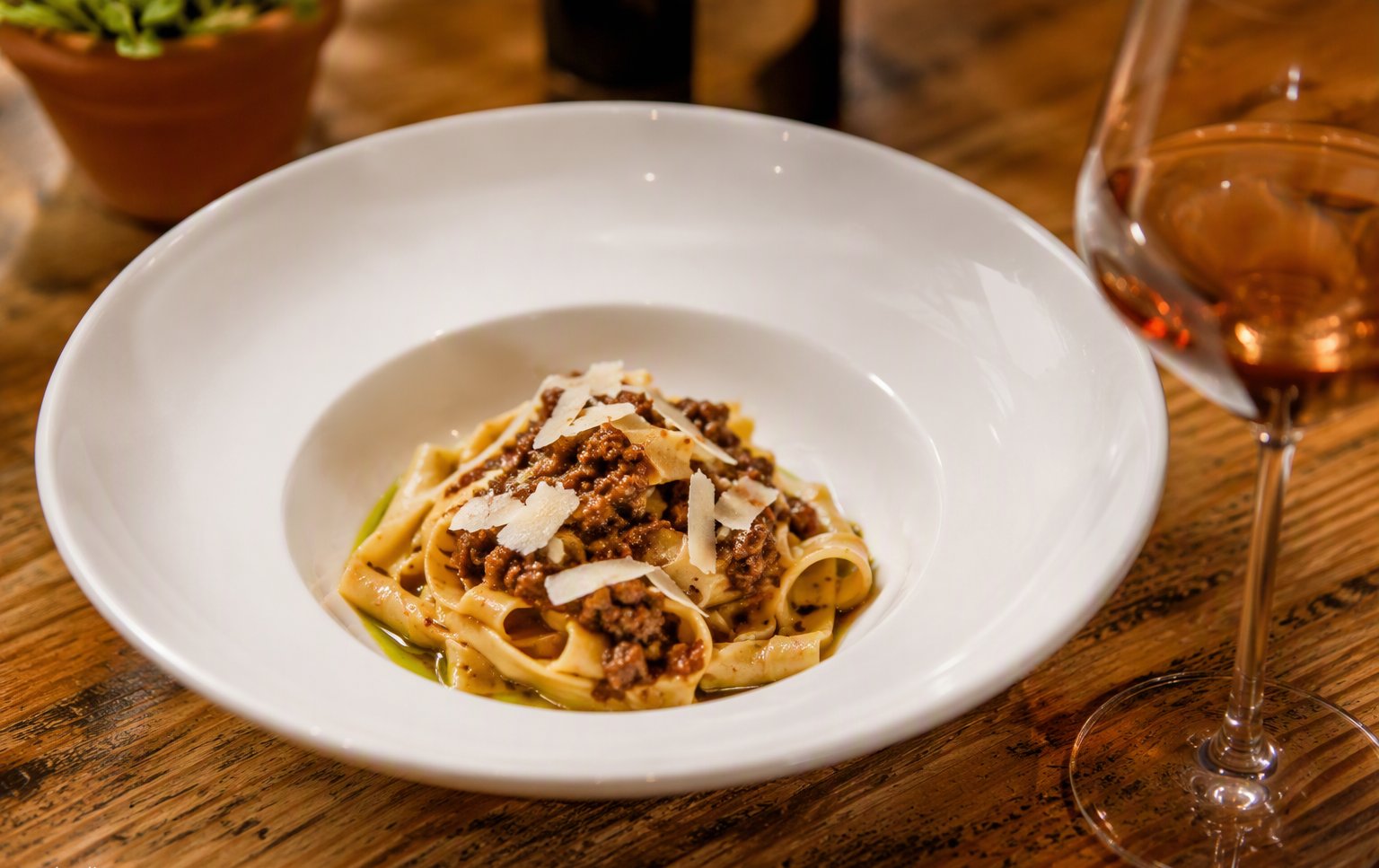Le tagliatelle fatte in casa